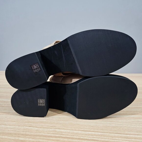 Eileen Fisher Hiya Clog Mule Heel Womens Shoe Ecru Beige Suede Size 10 - Picture 9 of 11